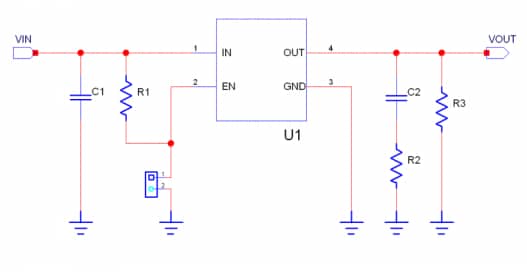Schematic - Diodes Incorporated AP7353 Development Tool
